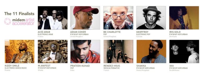 MIDEM ARTIST ACCELERATOR 2017