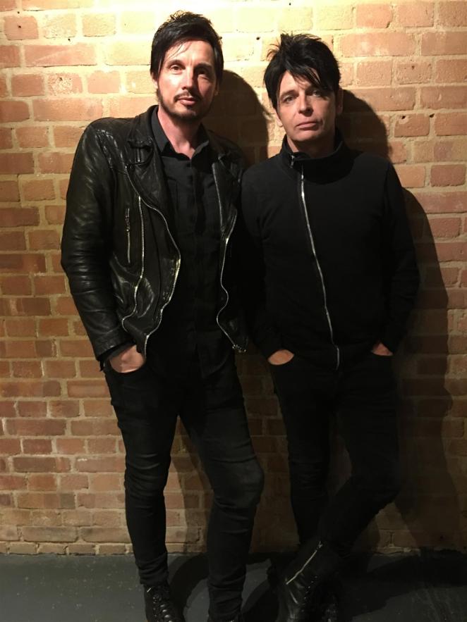 Ade Fenton with Gary Numan